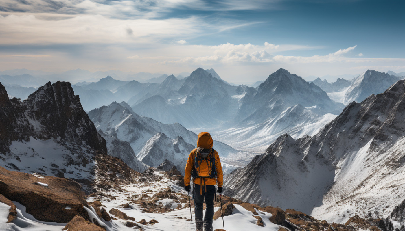 Subiendo a los picos nevados de Kirguistán